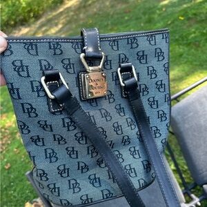 Dooney & Bourke Black and Gray Bag